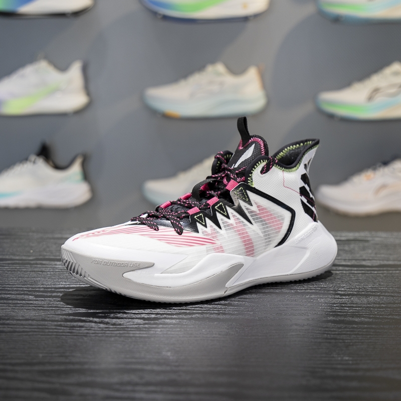 李宁男子减震回弹低帮篮球鞋