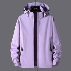 休闲男女 装新品 中性 港风冲锋衣 多巴胺穿1404-2-6881三合一p75图片