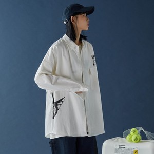 中性风男女装新品精品港风火影陆飞衬衫1404-2-C17-P55款,时尚女装搭配文案图片
