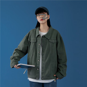 714-1-S15-P65女款秋冬款青年休闲精品男牛仔夹克衫h图片