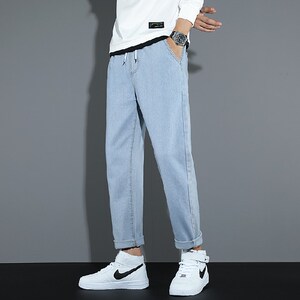 1404-1-968-P35批男夏港风新款 男潮流短裤啊休闲裤七分裤图片