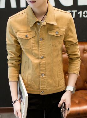 1404-3-S15-P65 年男款修身休闲精品 牛仔夹克潮潮x