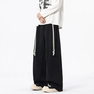 男新款潮精品休闲纯棉裤弯刀裤子1404-2-99758-p50图片