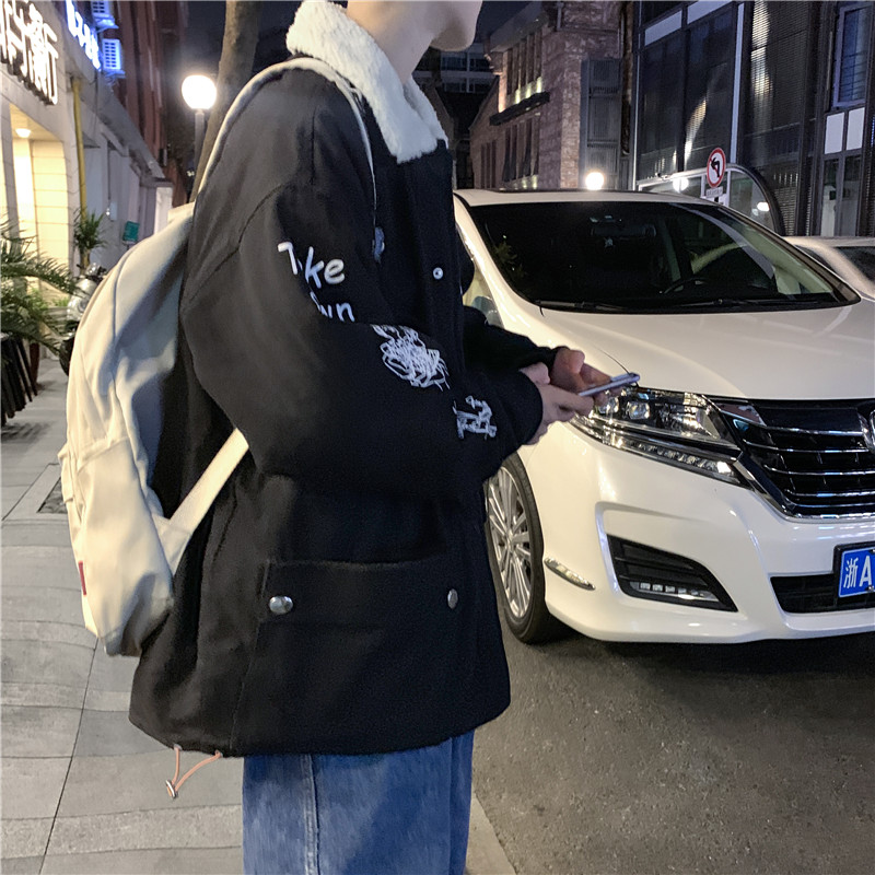 714-1-S608-88-加棉男装20平铺新款港风日系外套夹克精品f图片