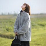 1404-1-2-93332一P80男女棉百搭新款羊立绒棉服港风夹克男外，男装夹克，星座1404-1