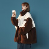 男女加厚羊羔毛棉服港风棉休闲外套1404-1-MY9369-P100，男装夹克，星座1404-3