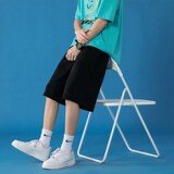 1404-1-032-P28特批男夏港风新款男港风男潮流短裤啊休闲裤，男装休闲裤，星座1404-3