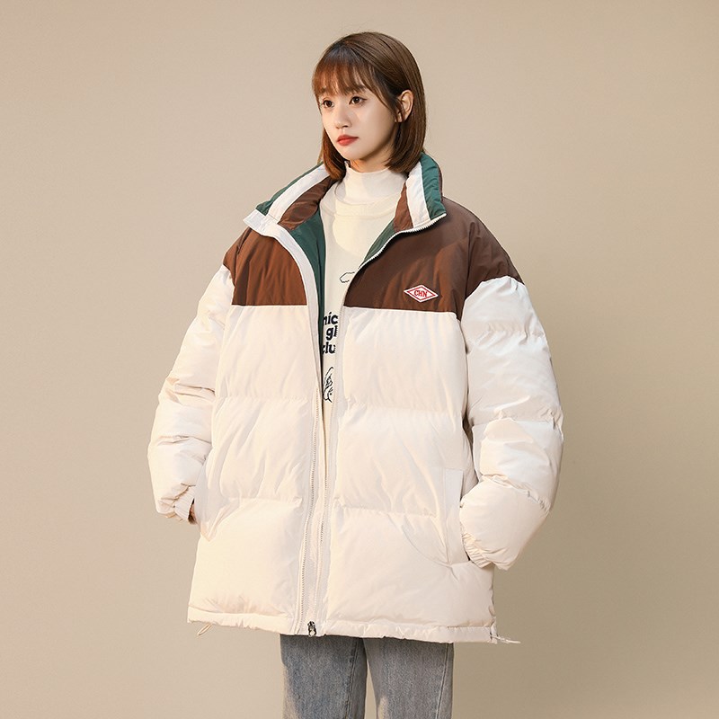 男女0加厚 新款0棉服 港风 棉外套1404-1-k9360-P100图片