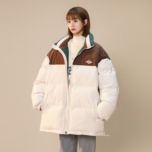 男女0加厚 新款0棉服 港风 棉外套1404-1-k9360-P100图片