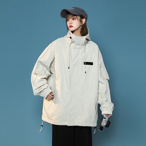 1404-1-9355-p90高品质中性棒球服冲锋衣时尚简休闲百搭,黑色堆堆袜怎么搭配图片图片