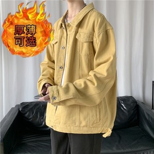 1404-3-S15-65-加厚P75男女平铺新款休闲精品牛仔夹克衫