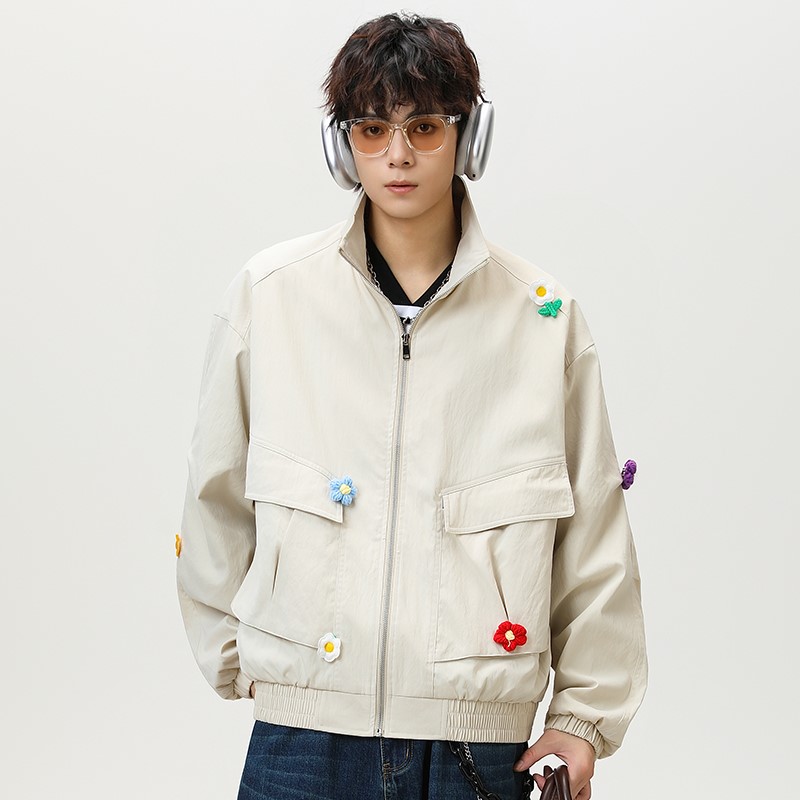 1404-2-99760-p79--2025休闲宽松平铺青少年百搭外套,女装短外套,星座1404-1