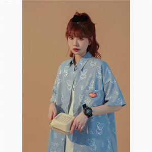 休闲男女装新品精品 港风衬中性风衬衫1404-2-C28-p53图片