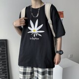 1404-1-T099-p30男女款新t恤港风短袖纯棉夏季体恤情侣K，男装T恤，星座1404-3