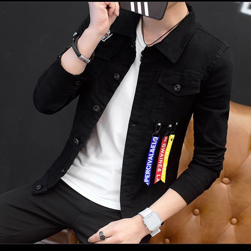 夹克男春秋款青年潮日系修身免烫714-1-S15-S66,男装夹克,星座1404-3