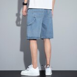 1404-1-2488-P38批男夏港风新款男潮流短裤啊休闲裤七分裤，男装休闲裤，星座1404-3