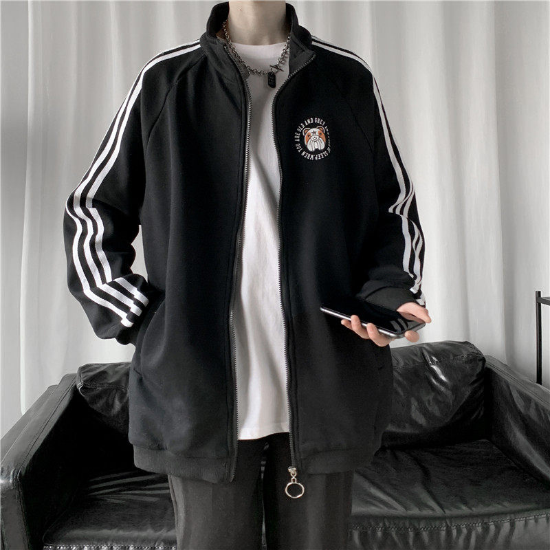 714-1-s603男女外套新款休闲情侣夹克款精品拉链衫潮kk图片