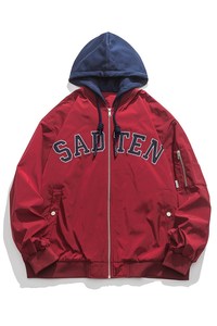 1404-1-93359-p90棒球服外套 潮时尚连帽 休闲夹克图片
