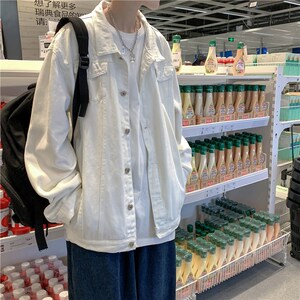 1404-2-S15-P65男女新款休闲 精品牛仔夹克衫款外套纯色图片