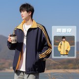 复古女外套夹克情侣百搭潮男女青少年1404-1-99969-p75，男装夹克，星座1404-1