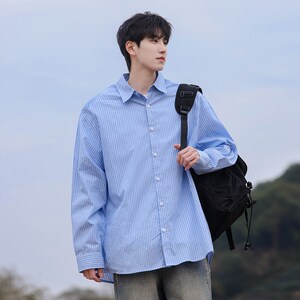 复古日系外套情侣 百搭潮衬衫 男 青少年1404-2-25113-p50图片