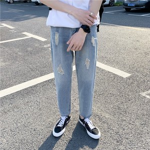 22男新款港风精品牛仔裤破洞休闲女裤子714-x905-p50R,男装牛仔裤,星座1404-3