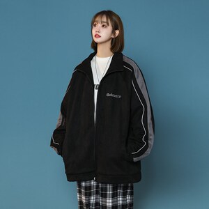 1404-1-9328-p88高品质棒球服冲锋衣 潮时尚简外套百搭图片