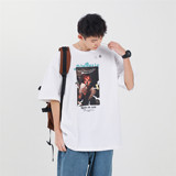 1404-2-T036-P35新款时尚精致潮流宽松短袖情侣款T恤K，男装T恤，星座1404-3