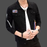 1404-1-S66-p70男新外套款潮流时尚日系织带夹克修身，男装夹克，星座1404-1