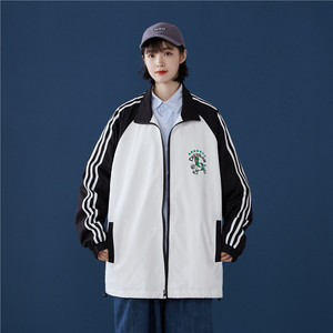 714-1-S611男生20女款中性日系精品时尚休闲情侣夹克图片