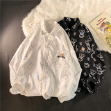 1404-1-C38-P60男款长袖中性款款松精品衬衣情侣衬衫长袖F，男装衬衫，星座1404-3
