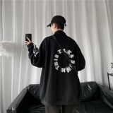 1404-1-s403-P40男女外套新款休闲情侣夹克款精品拉潮F，男装夹克，星座1404-1