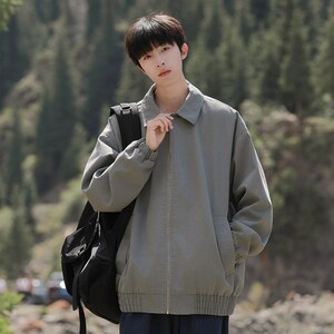 1404-1-96112-p80高品质棒球服 潮流夹克冲锋外套 休闲百搭图片