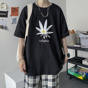 21新款男女款潮流新织带港风短袖纯 棉夏季体恤D港714--T099-p30图片