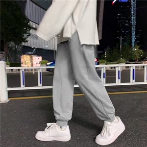男秋冬新款针织收脚裤子运动休闲1404-1-M003-p35