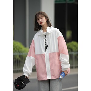 1404-1-9222-P80港风 夹克外套 纯棉高 品质 中性风薄外套防晒衣图片