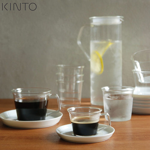 日本KINTO CAST 耐热玻璃咖啡杯水杯茶杯 啤酒牛奶饮料啤酒杯茶壶