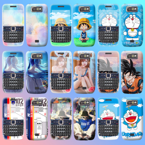 适用诺基亚e63手机贴纸改色后膜e72创意背贴n8全身贴c7彩膜210磨砂包边保护膜