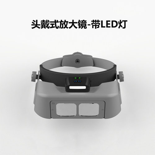 泰国SmartPro带灯头戴放大镜1.75X2X2.5X2.75X3.5倍便携式放大镜