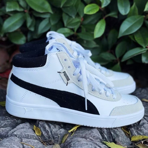 彪马系带男女板鞋中帮休闲运动