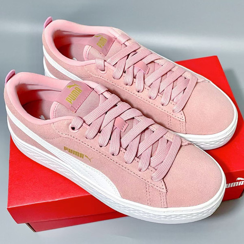 PUMA彪马Suede Platform 简版蕾哈娜厚底松糕牛筋底板鞋366488-10