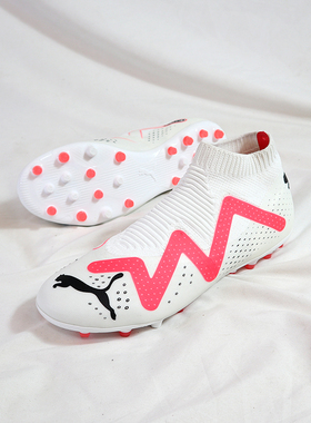 Puma/彪马无鞋带FUTURE MATCH+ LL MG短钉人草足球鞋男 107367-01