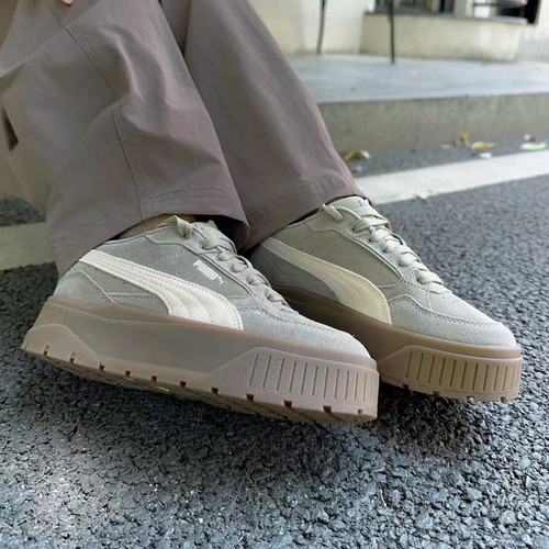 PUMA彪马厚底板鞋女鞋2025新款运动鞋板鞋休闲鞋松糕鞋 397462-15