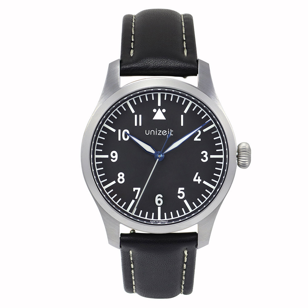 优立时pm003德国手表男小众进口飞行员表机械表军表夜光经典复古