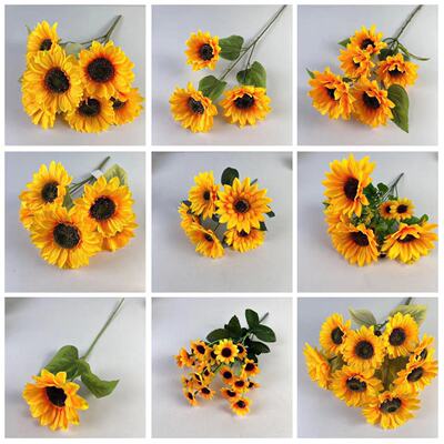 向日葵太阳花假花仿真花假花绢花