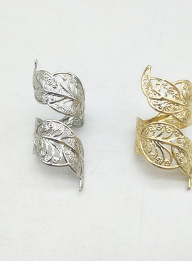 欧美饰品日韩风树叶镂空戒指