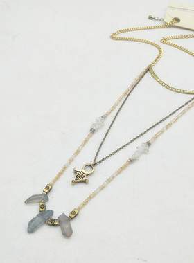 欧美饰品日韩风质感玻璃项链