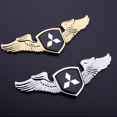 三菱欧蓝德新劲炫翼神机盖车标贴