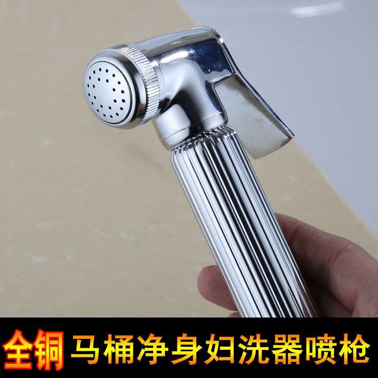 全铜马桶妇洗器喷头卫生间厕所冲洗器私处清洗器清洗屁股喷枪伴侣