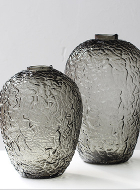 SoftHome美式乡村客厅装饰艺术花 简约现手工大号落地吊钟花瓶